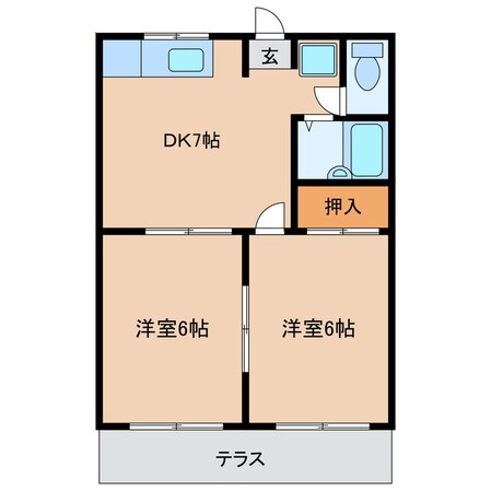 スポーツガーデンハイツの物件間取画像